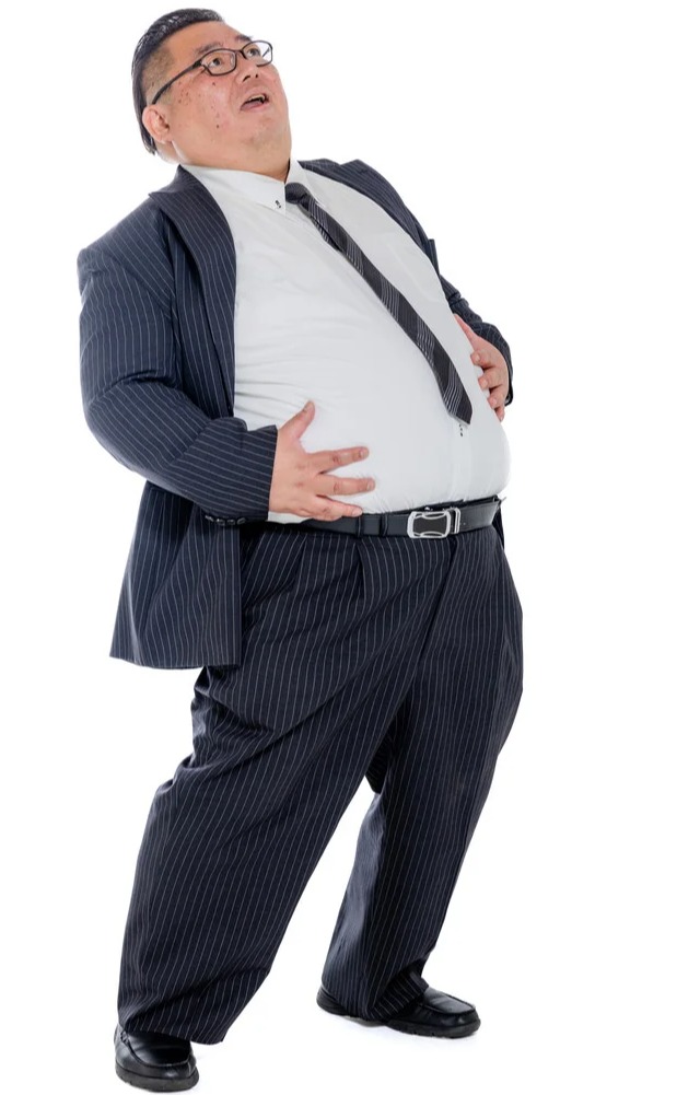 肥満している人のイメージ画像