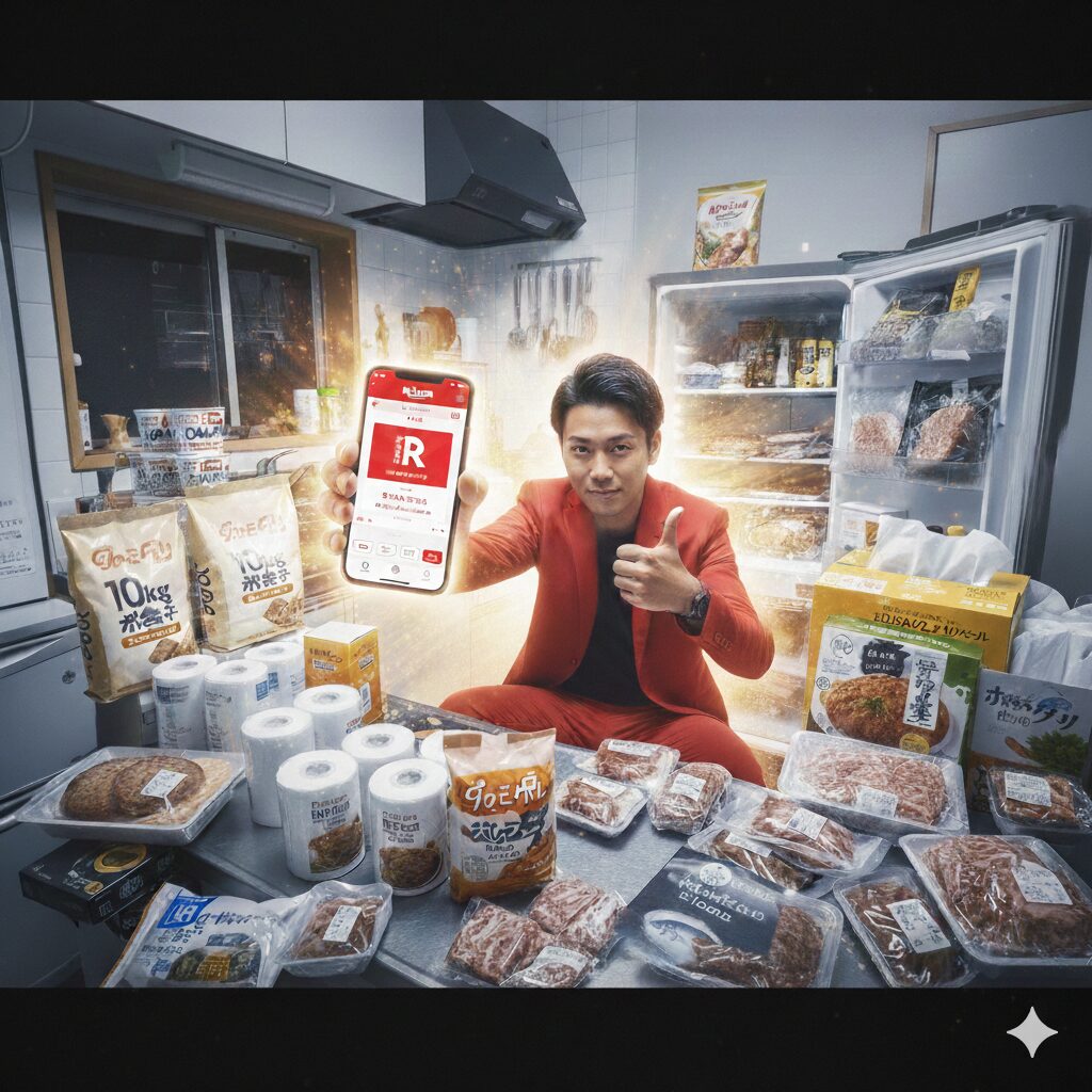 楽天ふるさと納税を強調するイメージ画像