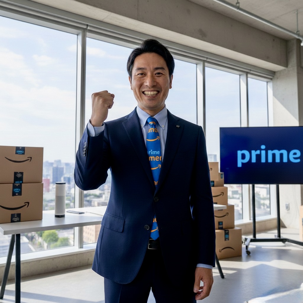 amazonを象徴する人物のイメージ画像